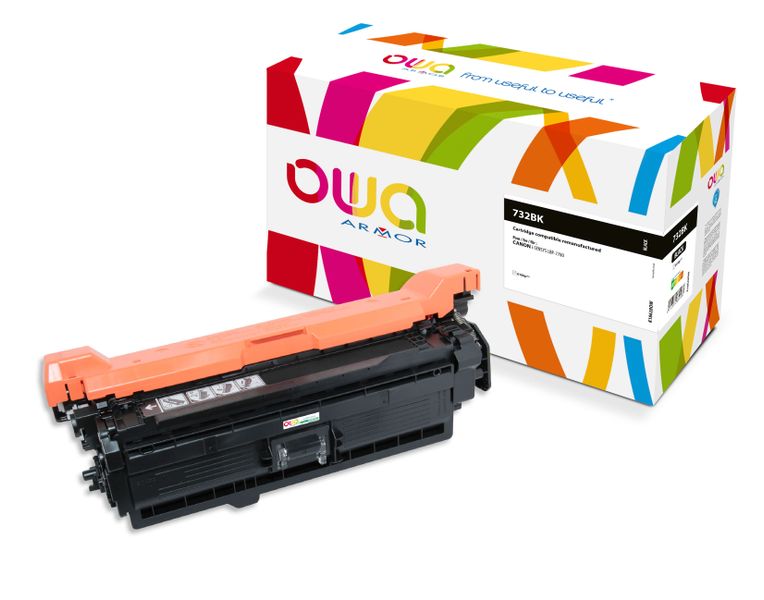 OWA Armor toner kompatibilný s CANON CRG-732 BK, 6400st, čierna/black