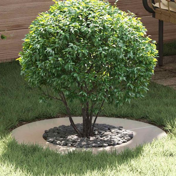 vidaXL vhodný pre plochý stromový krúžok Strieborná Ø40 / 70 cm