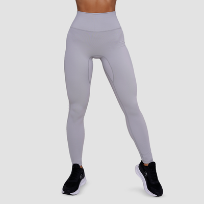 Dámske legíny FIT Mist Grey - GymBeam, veľkosť XXL, veľkosť oblečenia XXL