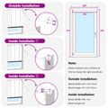 vidaXL Žalúzia Svetlohnedá s Vzorom 150 x 50 cm 25 mm PVC