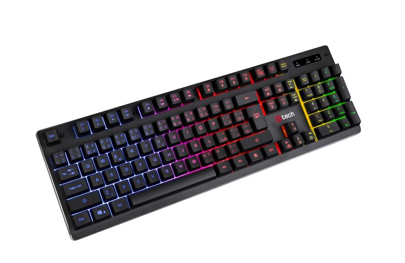 C-TECH Iris/Drôtová USB/ CZ- SK layout/Čierna