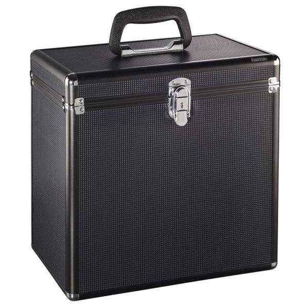 HAMA Hard case, kufrík na 50ks platní, čierny