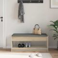 vidaXL Predsieňová lavica Sonoma dub 103 x 38 x 45 cm