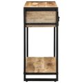 vidaXL Konzolový stolík 100x35x75 cm Masívne hrubé drevo Mango