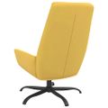 vidaXL Relaxačné kreslo horčicovo-žlté zamatové