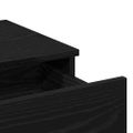 vidaXL Toaletný stolík Čierny dub 100 x 40 x 120 cm Kompozitné drevo