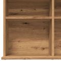 vidaXL CD skrinka dub artisan 100x23x89,5 cm kompozitné drevo