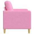 vidaXL Sofa s úložným priestorom Ružová 122 x 78 x 87 cm Polyester