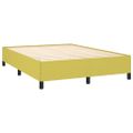 vidaXL Boxspring posteľ s matracom zelená 140x200 cm látka