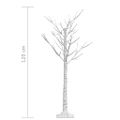vidaXL Vianočný stromček/vŕba 120 LED 1,2 m, modrá, dovnútra/von
