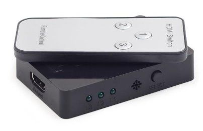 HDMI prepínač Gembird DSW-HDMI-34 HDMI 3 vstupy