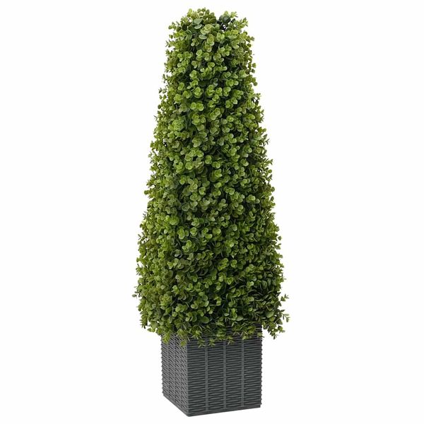 vidaXL Eukalyptová tráva veža Zelená 27 x 27 x 90 cm Plast