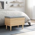 vidaXL Úložná lavička dub sonoma 62x42x46 cm kompozitné drevo