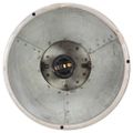 vidaXL Industriálna stropová lampa strieborná mangovník E27
