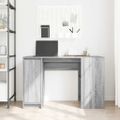vidaXL Stôl sivý dub sonoma 120x42x76 cm kompozitné drevo