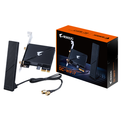 GIGABYTE PCI-E Wifi+BT 5800 MBps Wi-Fi 7 BT 5.3