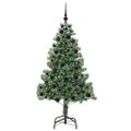 vidaXL Vianočný stromček Zelená 180 cm PVC