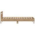vidaXL Rám postele Remeselný dub 203 x 95 x 70 cm Kompozitné drevo