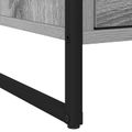 vidaXL Nočný stolík Sivý Sonoma 50 x 39,5 x 50 cm Kompozitné drevo