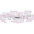 vidaXL Záhradná súprava gaučov 7 ks Prírodná a antracitová
