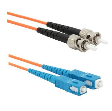 Optický patchkábel duplex ST-SC, 62,5/125 um MM, 8m, OM1