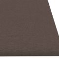 vidaXL Nástenné panely 12 ks sivohnedé 60x15 cm látkové 1,08 m²