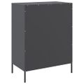 vidaXL Komoda antracitová 68x39x89 cm oceľ