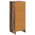 vidaXL Zásuvkový kabinet Staré drevo 33 x 34,5 x 87 cm