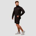 Bežecké šortky 2in1 Pulse Black - GymBeam, veľkosť M, veľkosť oblečenia M
