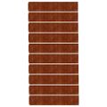 vidaXL Obrubník trávnika 10 pcs 20 x 103 cm Poveternostne odolná oceľ