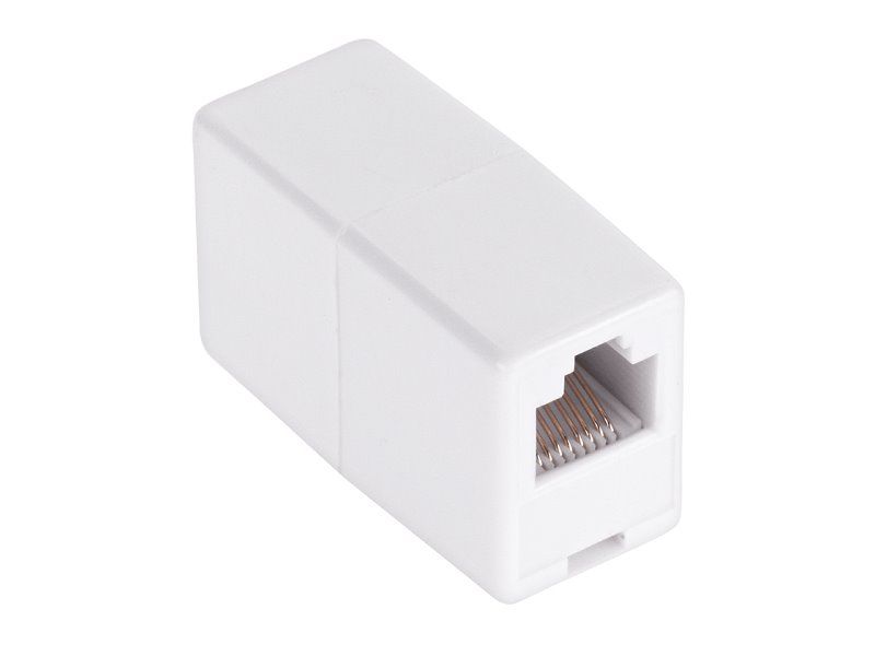 Spojka RJ45 LAN biela OEM