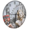 vidaXL Vintage nástenné hodiny 60 cm