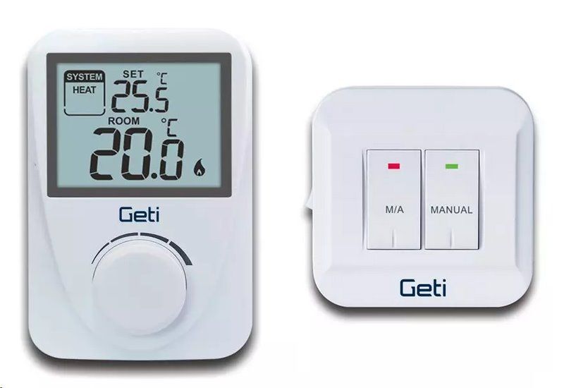 Termostat GETI GRT02 bezdrôtový