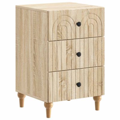 vidaXL Nočný stolík Dub sonoma 43x 41 x 66,5 cm Kompozitné drevo