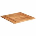vidaXL Stolová doska, akáciový masív 25-27 mm, 80x80 cm