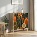 vidaXL Servírovacia skriňa ZAANDAM Sonoma 69 x 33 x 75 cm