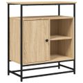 vidaXL Komoda, dub sonoma, 69x35x80 cm, imitácia dreva