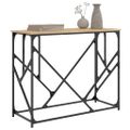 vidaXL Konzolový stolík dub sonoma 100x40x80 cm kompozitné drevo