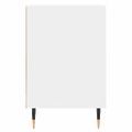 vidaXL TV skrinka biela 100x35x55 cm spracované drevo