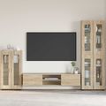 vidaXL Servírovacia skriňa FLORIN 55,5 x 29 x 100 cm Sonoma dub