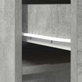 vidaXL Highboard Concrete Grey 37,5x35x180 cm Konštrukčné drevo