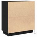 vidaXL LED komoda Čierny dub 71 x 34,5 x 75 cm Kompozitné drevo