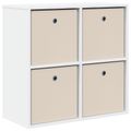 vidaXL Servírovacia skriňa Biela 68,5 x 32 x 67 cm