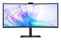 Samsung ViewFinity/S65VC/34"/VA/3440x1440/100Hz/5ms/Black/2R LED monitor, prohnutý, 34", VA, 3440×1440, 21:9, 100Hz, 5ms, 350cd/m2, 3000:1, HDMI, DisplayPort, 2× USB, USB-C, LAN, webkamera,