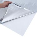 vidaXL Solárna fólia statický reflexný efekt strieborná 90x2000 cm PVC