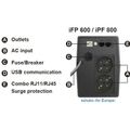 FORTRON iFP600 UPS 360W - 600VA