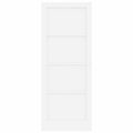 vidaXL Vnútorné dvere 83 x 211 cm Preglejka Biela