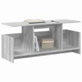 vidaXL TV stolík 102 x 35 x 45 cm Sivý Sonoma Kompozitné drevo