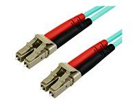 50/125 - Fiber Optic Cable - 40/100Gb - LSZH (450FBLCLC15) - Patch kábel - multirežim LC (M) do multirežim LC (M) - 15 m - 15 m - optické vlákno - duplex - 50 / 125 mikrón - OM4 - vodová - farba
