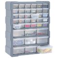 vidaXL Organizér s 39 zásuvkami 38x16x47 cm